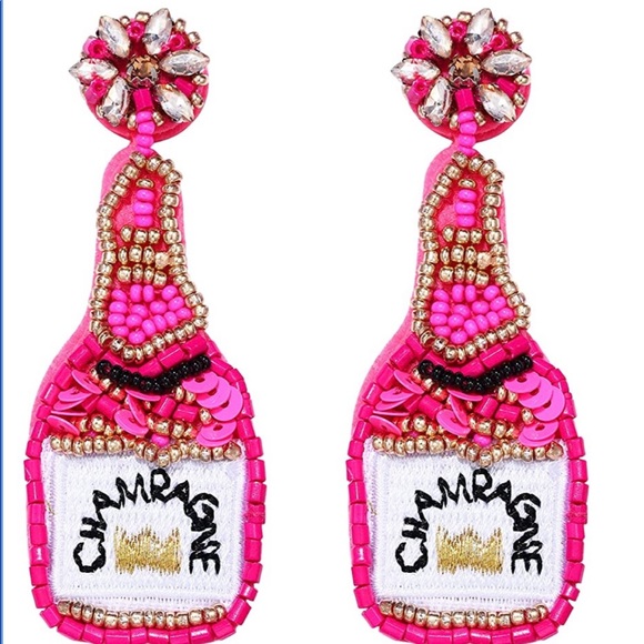 BaubleBar Jewelry - Champagne Bottle Bead Earrings